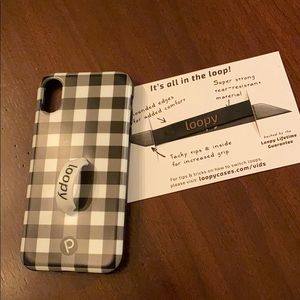 Loopy left handed iPhone XS case